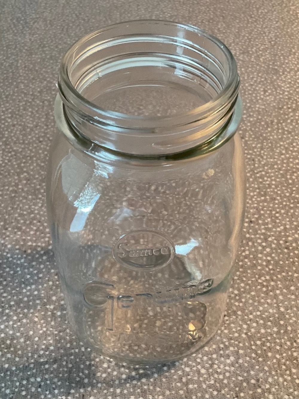 Vintage Samco Genuine Mason Quart Jar